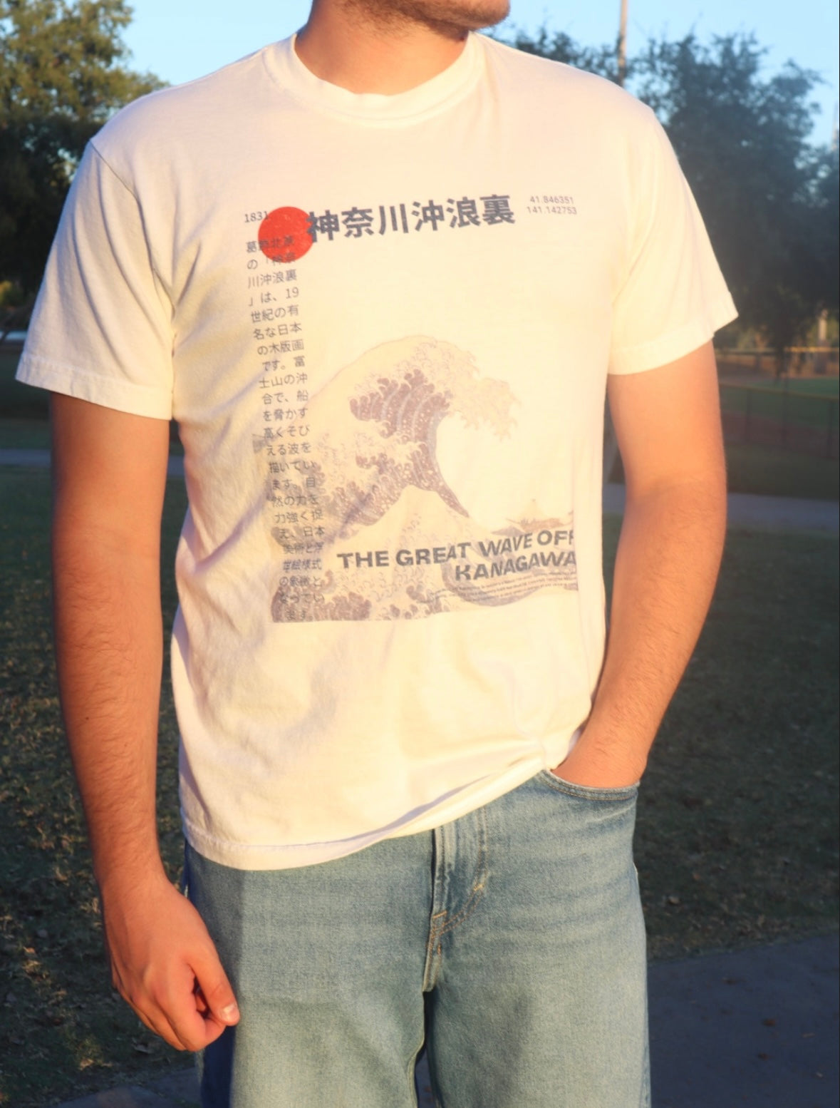 The Great Wave Off Kanagawa Unisex Tee