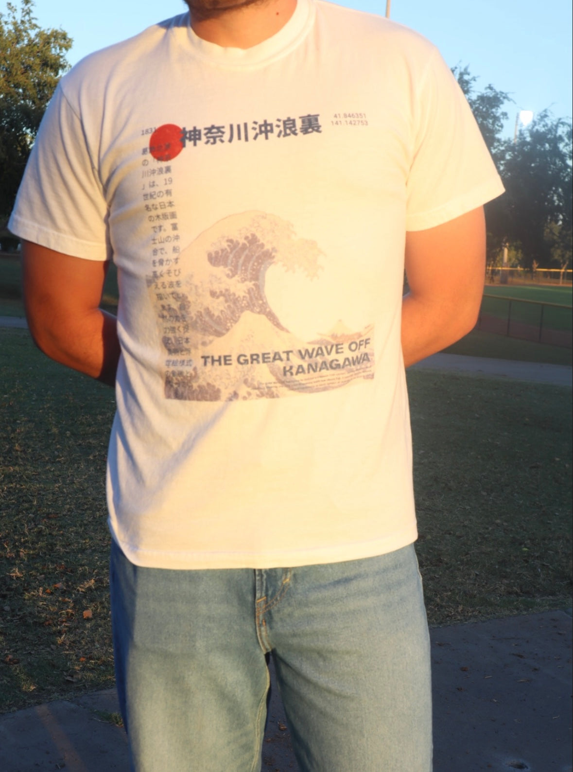 The Great Wave Off Kanagawa Unisex Tee
