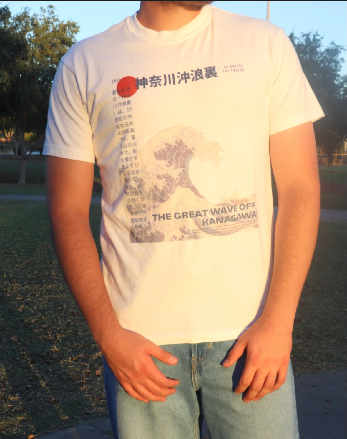 The Great Wave Off Kanagawa Unisex Tee