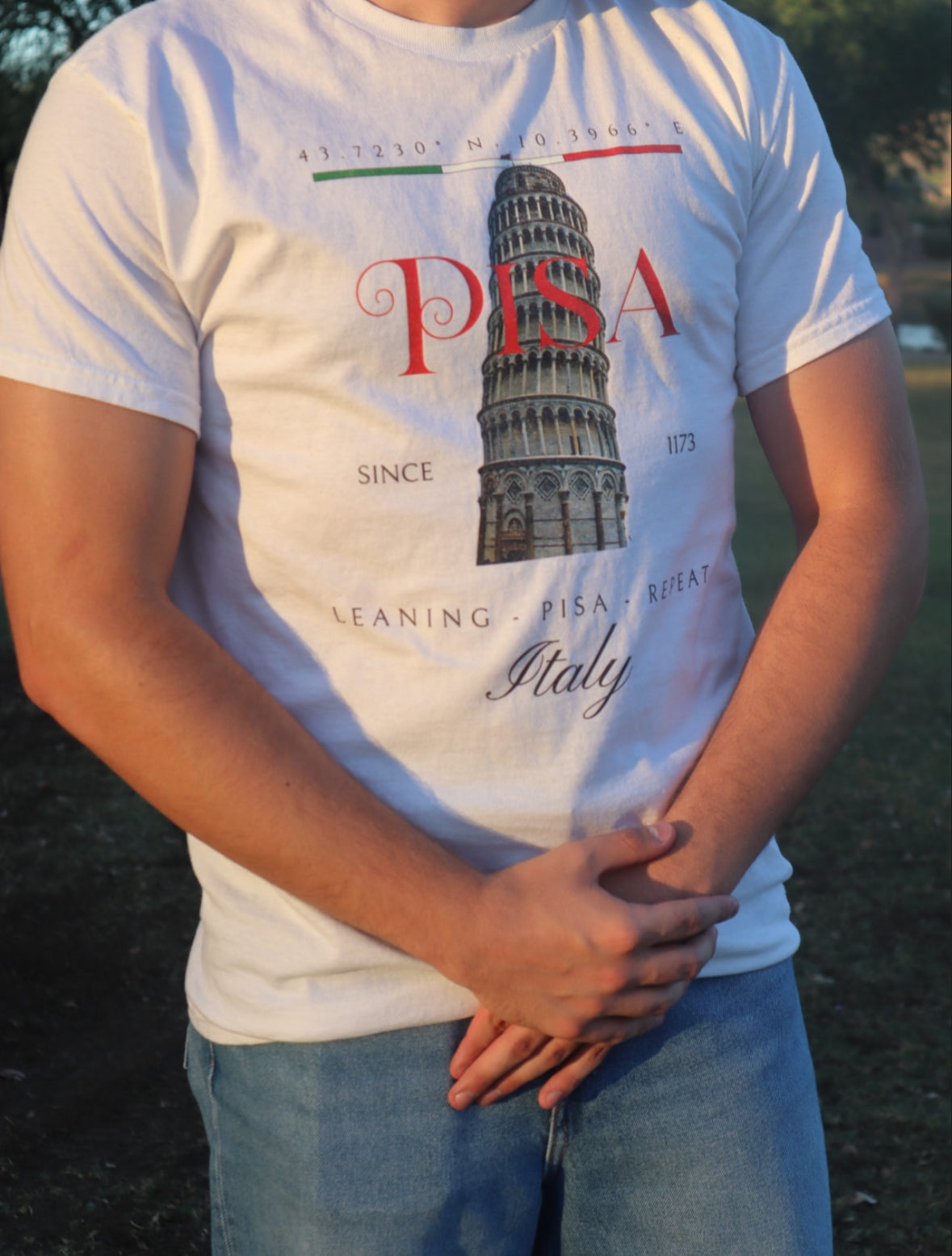 The Leaning Tower Unisex Tee