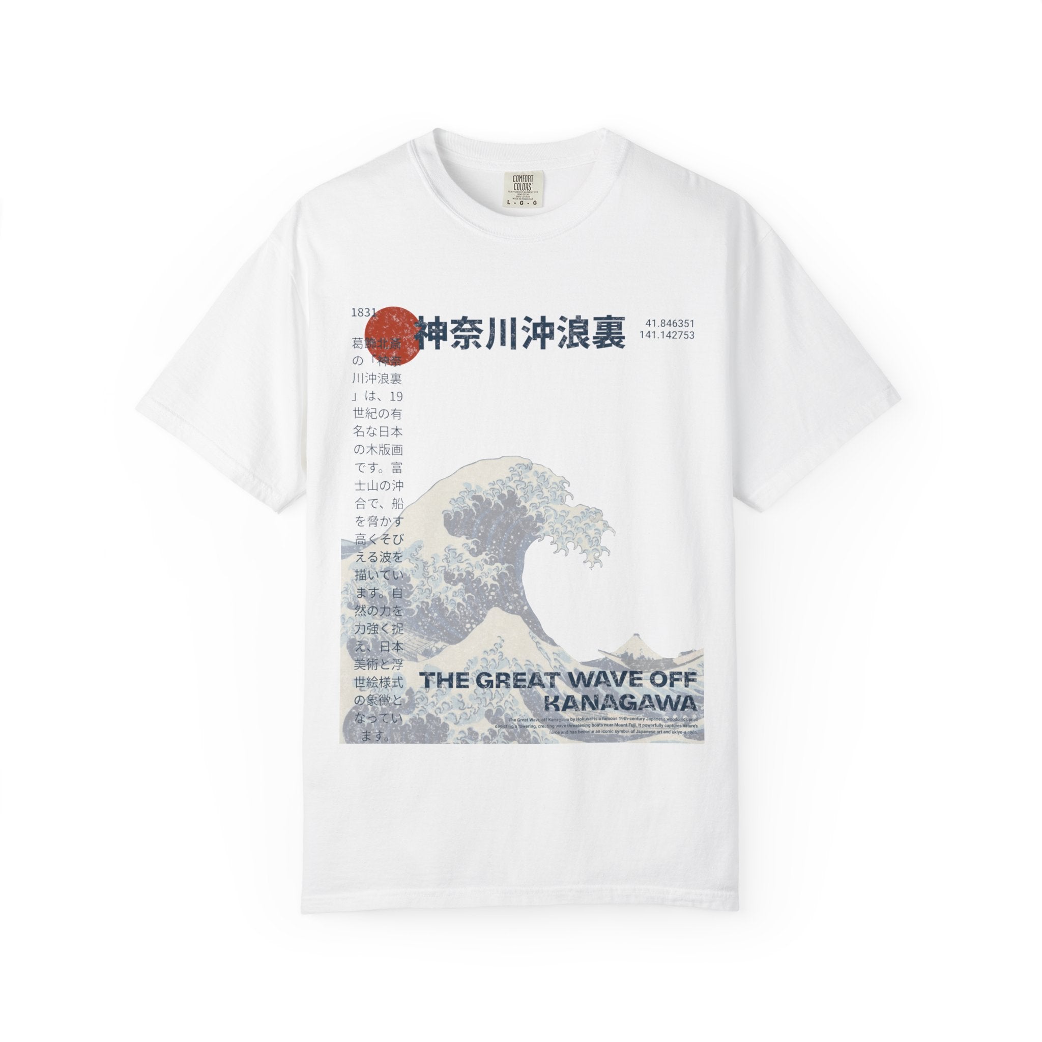 The Great Wave Off Kanagawa Unisex Tee